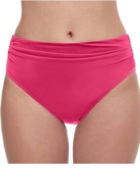 Profile by Gottex 6 Bottoms Bikini Shirred Side Ruching Tutti Frutti in Rose NWT